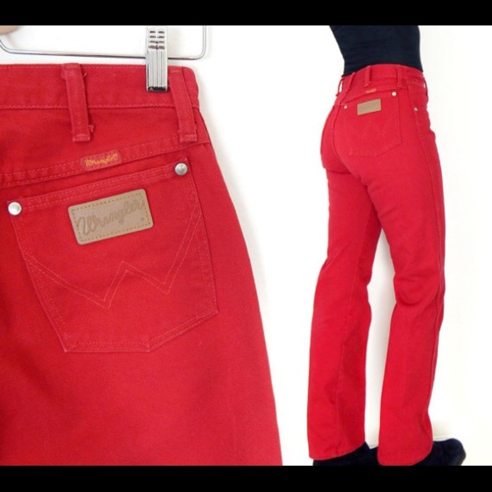 Red Denim Wranglers